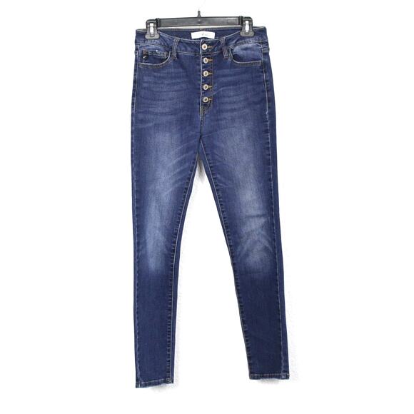 KanCan Lyla High Rise Super Skinny Jean Size 9/28 Medium Wash - Picture 1 of 4